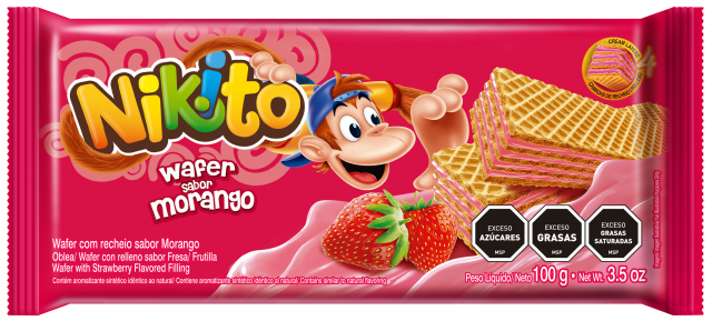 OCTOGONO WAFLE FRUTILLA